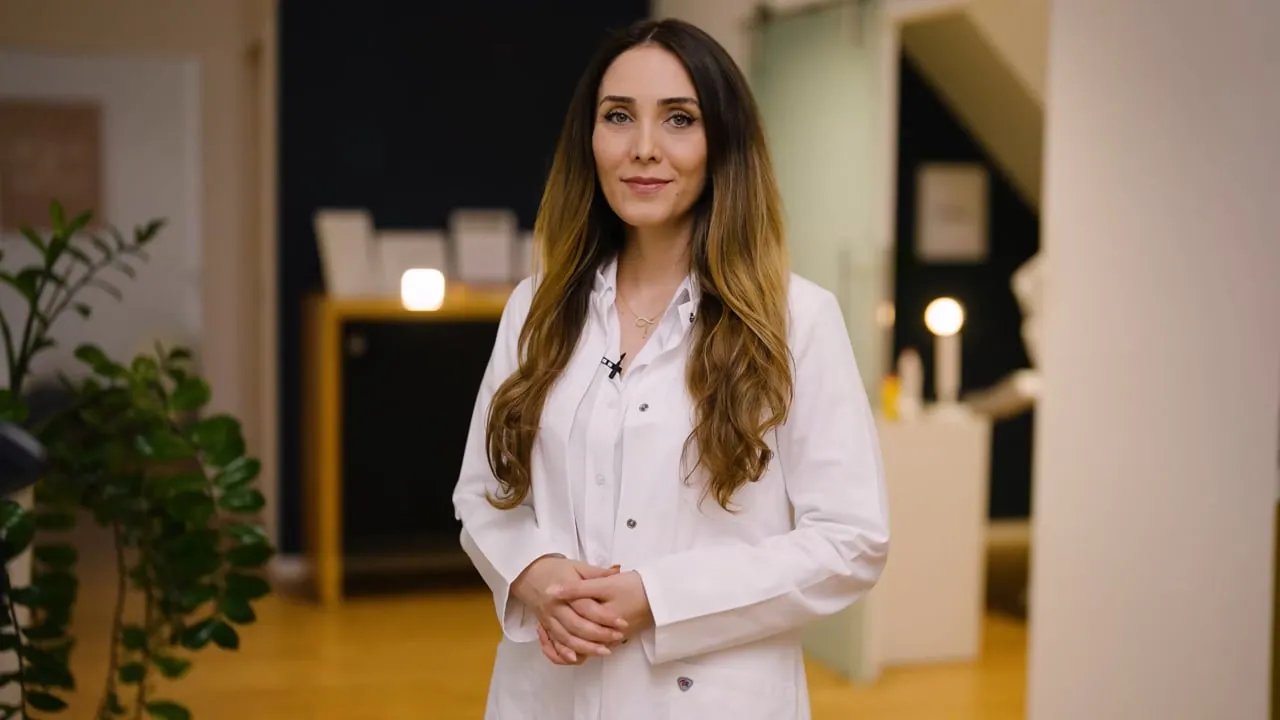 Corporate Portrait: Fachärztin Katayoun Mostaghimi stellt ihre Praxis VIVA DERM in Essen vor