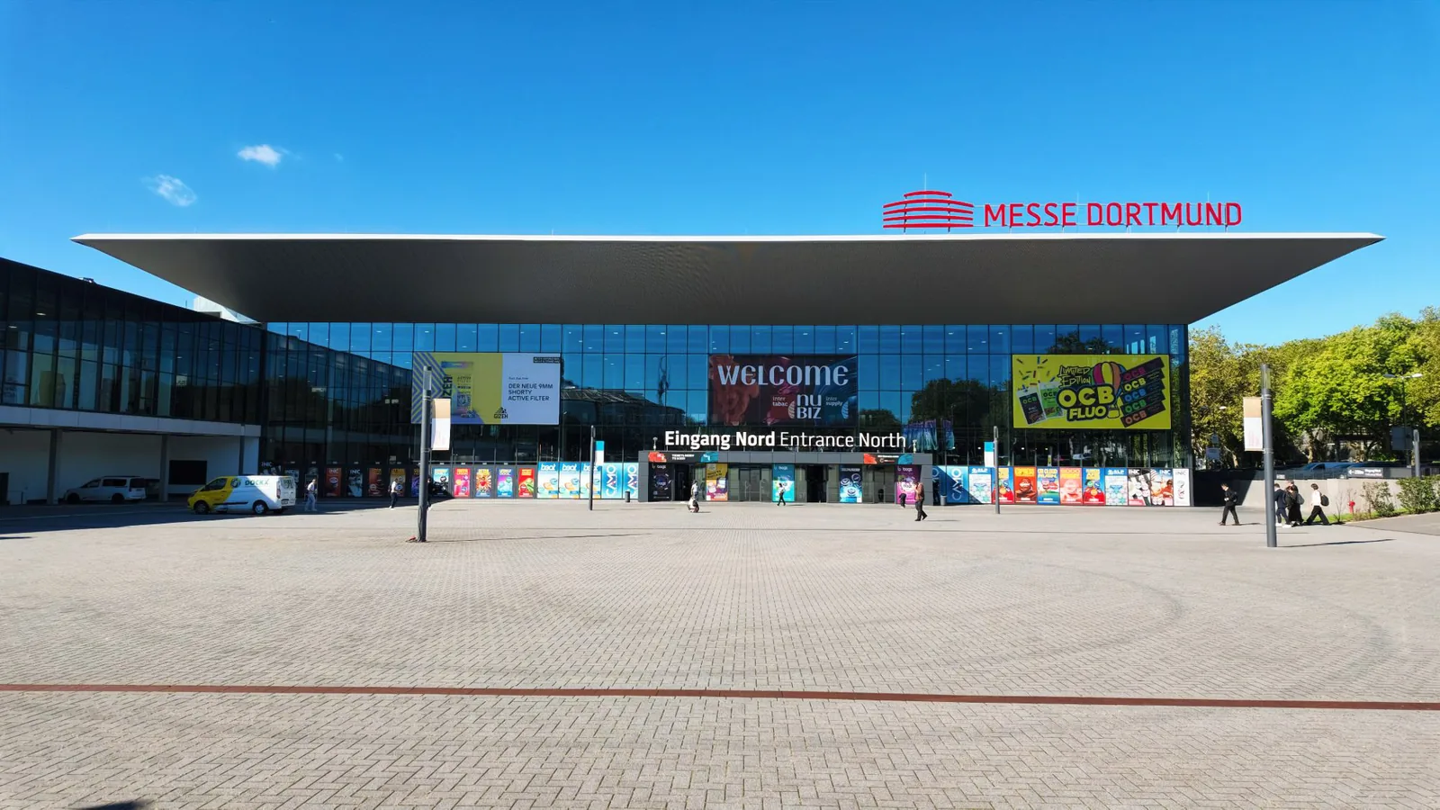 Eingang Nord der Messe Dortmund zur InterTabac 2026